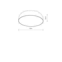 Nowodvorski Kjøkkenbelysning Tak|Taklamper / Takplafonder<Satellite taklampe 58 cm E27 dimbar