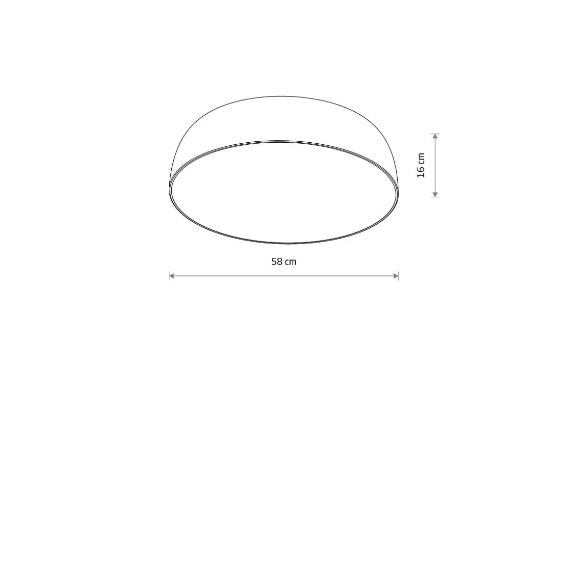 Nowodvorski Kjøkkenbelysning Tak|Taklamper / Takplafonder<Satellite taklampe 58 cm E27 dimbar