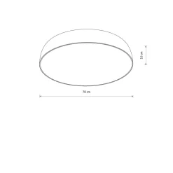 Nowodvorski Kjøkkenbelysning Tak|Taklamper / Takplafonder<Satellite taklampe 78 cm E27 dimbar