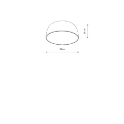 Nowodvorski Kjøkkenbelysning Tak|Taklamper / Takplafonder<Satellite taklampe 38 cm E27 dimbar