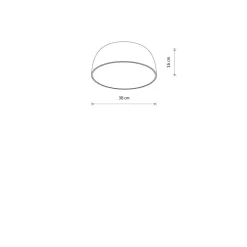 Nowodvorski Kjøkkenbelysning Tak|Taklamper / Takplafonder<Satellite taklampe 38 cm med sensor