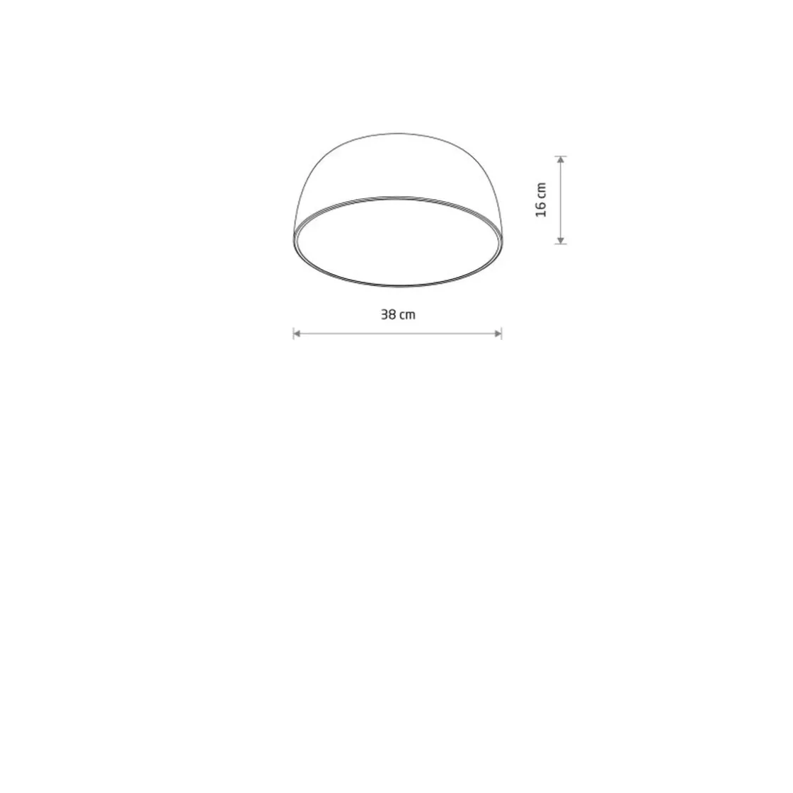Nowodvorski Kjøkkenbelysning Tak|Taklamper / Takplafonder<Satellite taklampe 38 cm med sensor