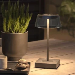 Konstsmide Bordlamper For Utendørsbruk|Bordlamper Ute<Scilla bordlampe 27 cm IP54 oppladbar USB -