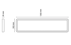 Sg Armaturen As Kjøkkenbelysning Tak|Lysarmaturer & Led Panel<Sense Surface 1200 takarmatur 29W 4000K IP20 IK10 Dimbar -