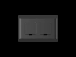 Aneta Lighting Utelamper Med Opp/Ned Lys<Søgne vegglampe utendørs opp/ned lys IP44 10W m/dobbel stikkontakt - Dimbar