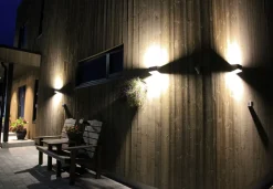 Aneta Lighting Utelamper Med Opp/Ned Lys<Søgne xl vegglampe opp/ned utendørs IP54 18W 3000K -