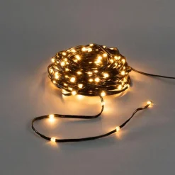 Konstsmide Juletrelys Inne<ShineLine 400 amber micro led slynge 40 meter IP44 - Utendørs