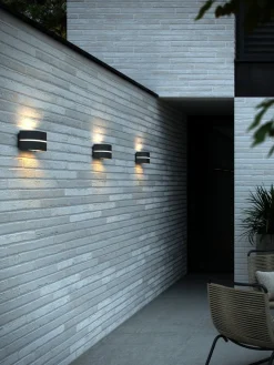 Nordlux Utelamper Med Opp/Ned Lys<Sibelis vegglampe for utendørsbruk IP44