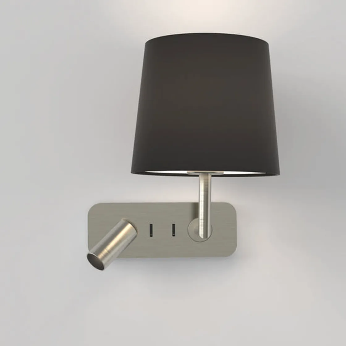 Astro Lighting Leselamper<Side by Side vegglampe med skjerm