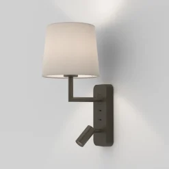 Astro Lighting Leselamper<Side by Side vegglampe med skjerm