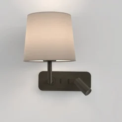 Astro Lighting Leselamper<Side by Side vegglampe med skjerm