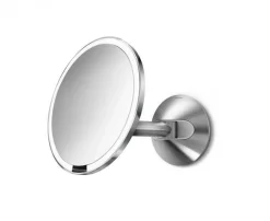 Simplehuman Sminkespeil Med Lys<sminkespeil med lys, 20cm veggmontert kabel - Børstet