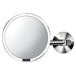 Simplehuman Sminkespeil Med Lys<sminkespeil med lys, 20cm veggmontert kabel -