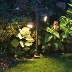 Slv Spot På Spyd<Sitra 360 dobbel spot med jordspyd IP44