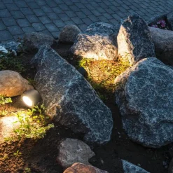 Slv Spot På Spyd<Sitra 360 enkel spot med jordspyd IP44