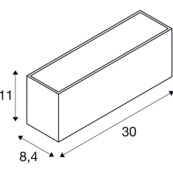 Slv Utelamper Med Opp/Ned Lys<Sitra L vegglampe utendørs opp/ned 24W 3000/4000 Kelvin IP65