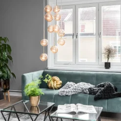 Globen Lighting Kjøkkenbelysning Tak|Takpendler<Skyfall takpendel - Amber