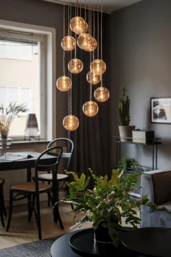 Globen Lighting Kjøkkenbelysning Tak|Takpendler<Skyfall takpendel - Amber