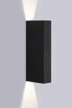 Antidark Utelamper Med Opp/Ned Lys<Slim Flex utendørs vegglampe IP65 2x4,6W Dimbar 3000K -