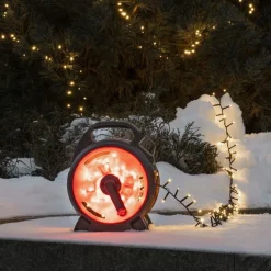 Konstsmide Juletrelys & Lysslynger<Slynge 1200 LED, 37 meter julelys på trommel IP44 - Varmhvit