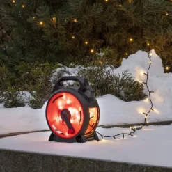 Konstsmide Juletrelys & Lysslynger<Slynge 600 LED 42 meter julelys på kabeltrommel IP44 - Varmhvit