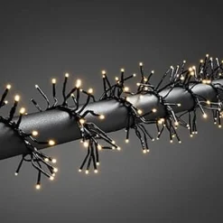 Konstsmide Juletrelys Inne<Slynge cluster 288 Amber 2,4 meter IP44 - utendørs