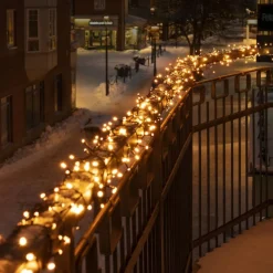 Konstsmide Juletrelys & Lysslynger<Slynge Cluster 1500 LED 33 meter IP44 - Varmhvit