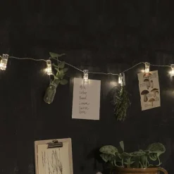 Konstsmide Lysslynger|Lysslynger<Slynge med 12 LED Fotoklyper