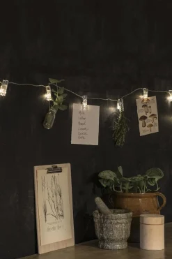 Konstsmide Lysslynger|Lysslynger<Slynge med 12 LED Fotoklyper