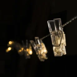 Konstsmide Lysslynger|Lysslynger<Slynge med 12 LED Fotoklyper