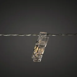 Konstsmide Lysslynger|Lysslynger<Slynge med 12 LED Fotoklyper