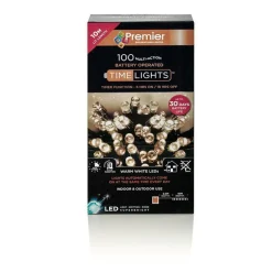 Trend Collection Juletrelys & Lysslynger|Julebelysning På Batteri<Slynge med 100 varme led på batteri