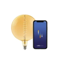 Nordlux Led-Pærer Smart E27 Sokkel|Nordlux<Smartpære E27 G200 4,7W 2200 Kelvin 380 Lumen 200 mm - farget