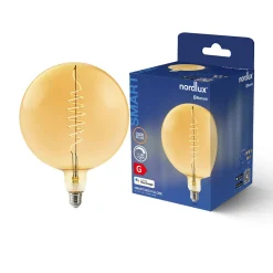 Nordlux Led-Pærer Smart E27 Sokkel|Nordlux<Smartpære E27 G200 4,7W 2200 Kelvin 380 Lumen 200 mm - farget