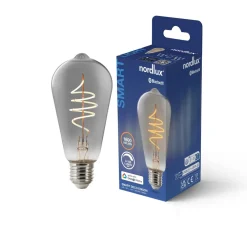 Nordlux Led-Pærer Smart E27 Sokkel|Nordlux<Smartpære E27 4,7W 1800 Kelvin 100 Lumen 64 mm - farget