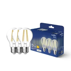 Nordlux Led-Pærer Smart E27 Sokkel|Nordlux<Smartpære E27 4,7W E27 2200-6500 Kelvin 600 Lumen 60 mm - 3 pakning