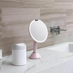 Simplehuman Sminkespeil Med Lys<Sminkespeil med lys, sensor og oppladbart 20cm -