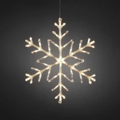 Konstsmide Juledekorasjoner<Snøfnugg med 60 varme LED 60 cm IP44 utendørs