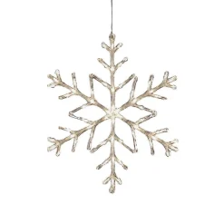 Konstsmide Juledekorasjoner<Snøfnugg med 60 varme LED 60 cm IP44 utendørs