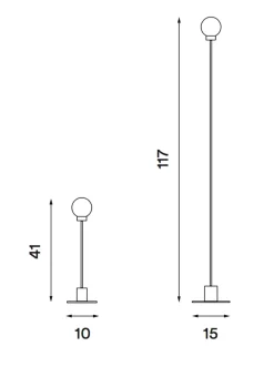 Northern Interiørlamper Gulv<Snowball gulvlampe