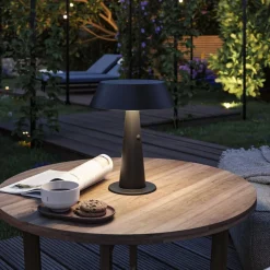 Paulmann Solcellebelysning|Oppladbare Bordlamper<Soala portabel bordlampe oppladbar 2,1W 2700 Kelvin IP44 - Solcelle