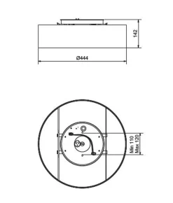Belid Kjøkkenbelysning Tak|Taklamper / Takplafonder<Soft Plafond 44 cm