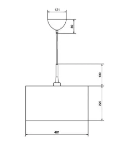 Belid Kjøkkenbelysning Tak|Takpendler<Soft takpendel 40 cm E27