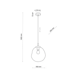 TK Lighting Kjøkkenbelysning Tak|Takpendler<Sola takpendel 35 cm