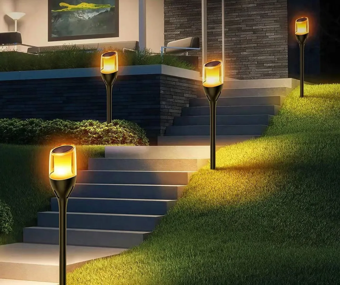 NorDesign Solcellebelysning|Pullert<Solar Flame hagebelysning 1W 1600K IP65 - Solcelle