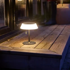 Halo Designs Solcellebelysning<Solar portabel bordlampe utendørs IP54 oppladbar USB-C og solcelle