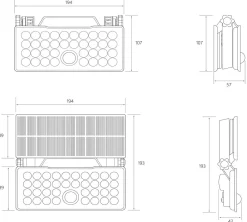 NorDesign Solcellebelysning<Solar portabel vegglampe 10W 3000 Kelvin IP65 utendørs med solcelle og sensor