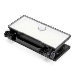 NorDesign Solcellebelysning<Solar portabel vegglampe 10W 3000 Kelvin IP65 utendørs med solcelle og sensor