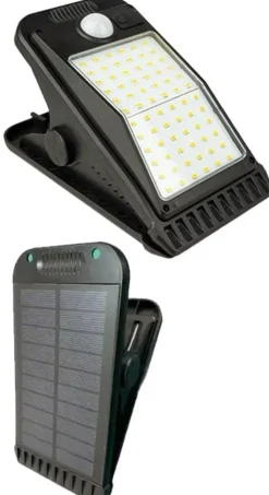 NorDesign Solcellebelysning|Pullert<Solar Sensor clips vegglampe utendørs 4W 3000K IP65 - Solcelle