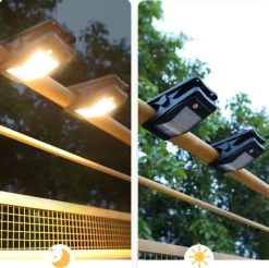 NorDesign Solcellebelysning|Pullert<Solar Sensor clips vegglampe utendørs 4W 3000K IP65 - Solcelle